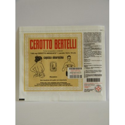 CEROTTO BERTELLI*cerotto medio 16 x 12 cm 3,3%