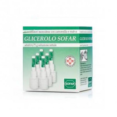 GLICEROLO (SOFAR)*AD 6 contenitori monodose 6,75 g soluz rett con camomilla e malva