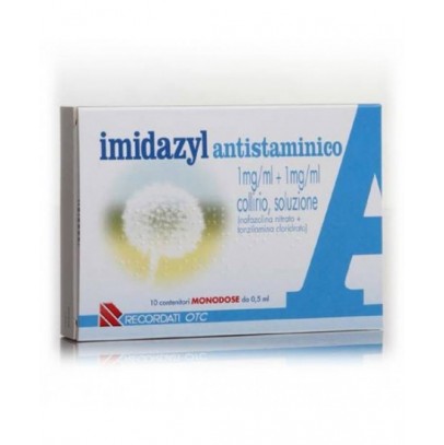 IMIDAZYL ANTISTAMINICO*10 monod collirio 0,5 ml 1 mg/ml + 1mg/ml