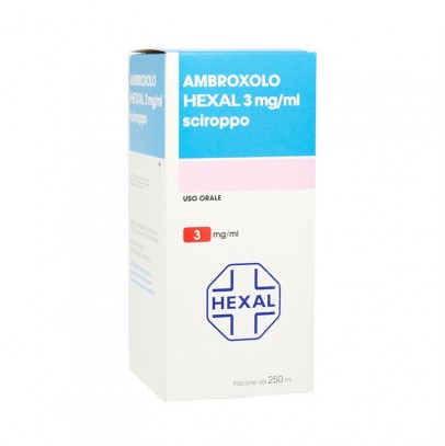 AMBROXOLO (HEXAL)*scir 250 ml 3 mg/ml