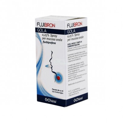 FLUIBRON GOLA*spray mucosa orale 15 ml 0,25%