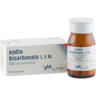 SODIO BICARBONATO (LABORATORIO FARMACOLOGICO MILANESE)*50 cpr 500 mg flacone