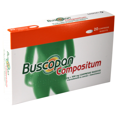 BUSCOPAN COMPOSITUM*20 cpr riv 10 mg + 500 mg