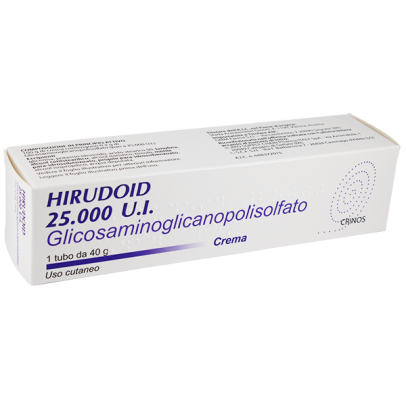 HIRUDOID*crema derm 40 g 0,3% 25.000 Unita' Internazionali