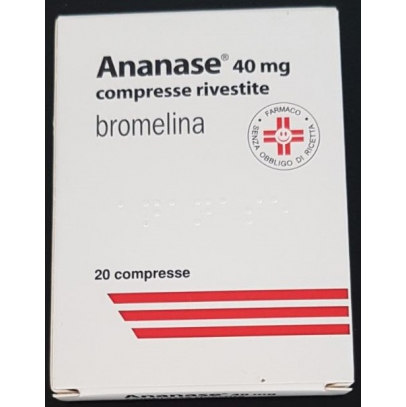 ANANASE*20 cpr riv 40 mg